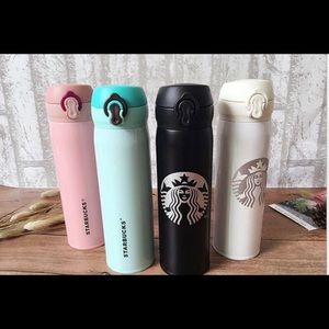 Limited Ed- Starbucks Tumblers White And Black